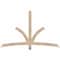 Ekena Millwork Davenport Smooth Timber Gable Bracket, Douglas Fir, 72"W x 45"H x 1 1/2"D x 3 1/2"F, 15/12 Pitch GBW072X45X0204DAV00SDF - alternate 1